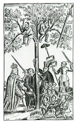 Francis Quarles（1592-1644）による「羊飼いのオラクル」の場面1646